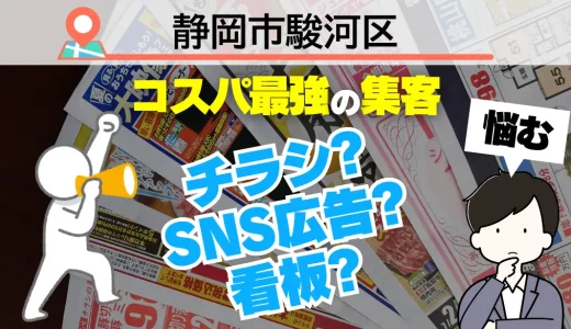 静岡市駿河区の集客で選ぶべきはチラシ？SNS広告？それとも看板？プロが教える『ホームページ依頼』が最強コスパな理由